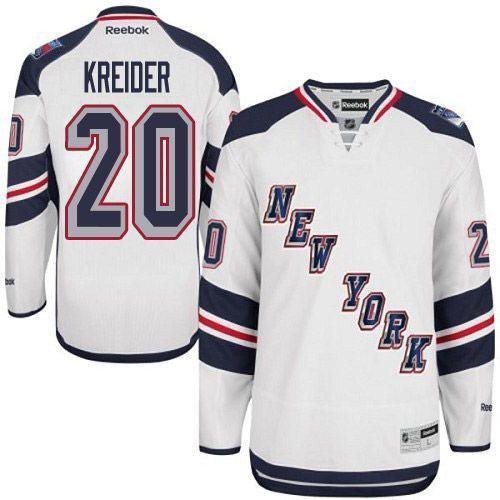 Chris Kreider White Authentic 2014 Stadium Series Jersey Rangers Shop